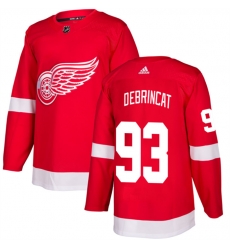 Men Detroit Red Wings 93 Alex DeBrincat Red Stitched Jersey