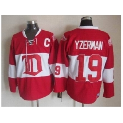 NHL Detroit Red Wings 19 Steve Yzerman classic red jerseys