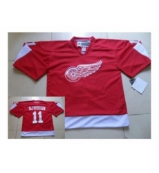 NHL Jerseys Detroit Red Wings #11 Alfredsson Red Jerseys