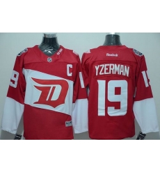 Red Wings #19 Steve Yzerman Red 2016 Stadium Series Stitched NHL Jersey