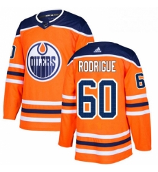 Mens Adidas Edmonton Oilers 60 Olivier Rodrigue Authentic Orange Home NHL Jersey 