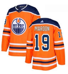 Youth Adidas Edmonton Oilers 19 Patrick Maroon Authentic Orange Home NHL Jersey 