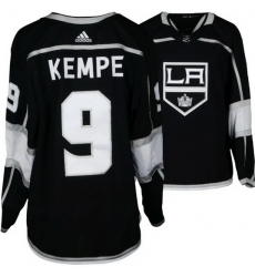 Men Los Angeles Kings 9 Adrian Kempe Black Stitched Jersey