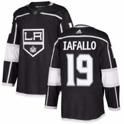 Mens Adidas Los Angeles Kings 19 Alex Iafallo Authentic Black Home NHL Jersey 