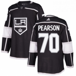 Mens Adidas Los Angeles Kings 70 Tanner Pearson Premier Black Home NHL Jersey 