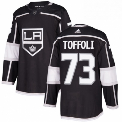 Mens Adidas Los Angeles Kings 73 Tyler Toffoli Premier Black Home NHL Jersey 