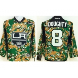 Kids Los Angeles Kings 8 Drew Doughty Camo NHL Jerseys