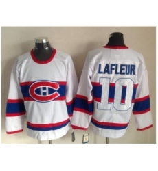 NHL montreal canadiens #10 lafleur white jerseys[2015 winter classic]