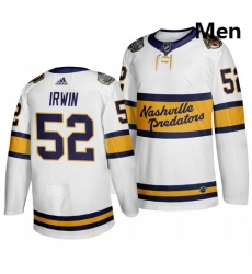 Predators 52 Matt Irwin White 2020 Winter Classic Adidas Jersey