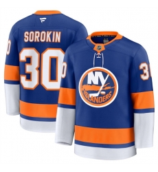 Men New York Islanders 30 Ilya Sorokin Royal 2024 25 Home Stitched Hockey Jersey