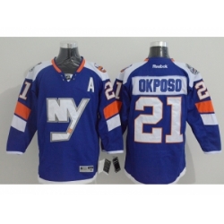 NHL New York Islanders #21 Kyle Okposo Venues blue jerseys