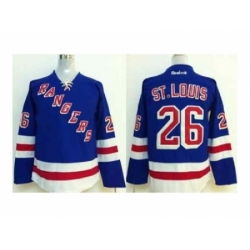 NHL Jerseys New York Rangers #26 St.Louis blue[2014 new stadium]