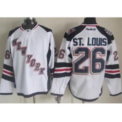 New York Rangers #26 Martin St.Louis White 2014 Stadium Series Stitched NHL Jersey