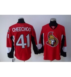 Cheap Ottawa Senators #41 CHEECHOO red Jersey