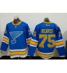 Blues #75 Ryan Reaves Light Blue 2017 Winter Classic Stitched NHL Jersey