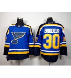 NHL St.Louis Blues #30 Brodeur blue jerseys