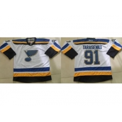 St. Louis Blues #91 Vladimir Tarasenko White Stitched Jersey