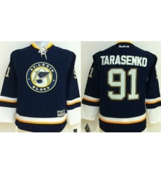 Youth St. Louis Blues #91 Vladimir Tarasenko Navy Blue Alternate Stitched NHL jersey