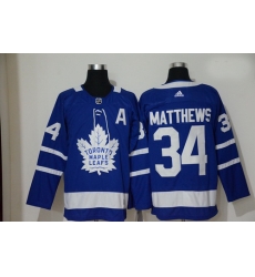 Maple Leafs 34 Auston Matthews Blue Adidas Jersey