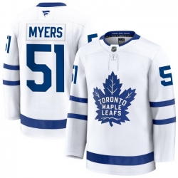 Men Toronto Maple Leafs Philippe Myers 51 Fanatics Away White Premium Stitched Hockey Jersey