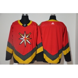 Men Vegas Golden Knights Blank Red 2020 21 Reverse Retro Adidas Jersey