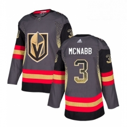 Mens Adidas Vegas Golden Knights 3 Brayden McNabb Authentic Black Drift Fashion NHL Jersey 