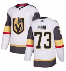 Mens Adidas Vegas Golden Knights 73 Brandon Pirri Authentic White Away NHL Jersey 