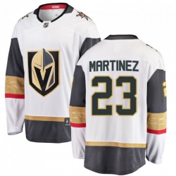 Men's Vegas Golden Knights #23 Alec Martinez Gold White Jersey