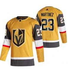 Vegas Golden Knights 23 Alec Martinez 2020 21 Men Gold Alternate Jersey