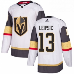 Womens Adidas Vegas Golden Knights 13 Brendan Leipsic Authentic White Away NHL Jersey 