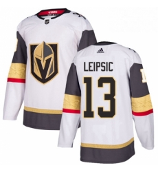 Youth Adidas Vegas Golden Knights 13 Brendan Leipsic Authentic White Away NHL Jersey 