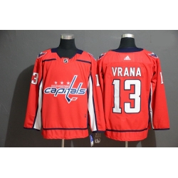 Capitals 13 Jakub Vrana Red Adidas Jersey