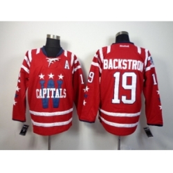 NHL Washington Capitals #19 Nicklas Backstrom Red Stitched Jerseys(2015 Winter Classic)