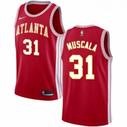 Youth Nike Atlanta Hawks 31 Mike Muscala Authentic Red NBA Jersey Statement Edition 