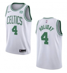 Men Boston Celtics 4 Jrue Holiday White 2023 Association Edition Stitched Basketball Jersey