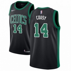 Mens Adidas Boston Celtics 14 Bob Cousy Authentic Black NBA Jersey Statement Edition