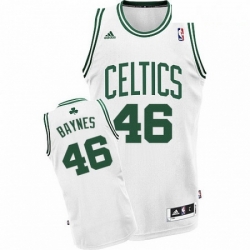 Mens Adidas Boston Celtics 46 Aron Baynes Swingman White Home NBA Jersey 