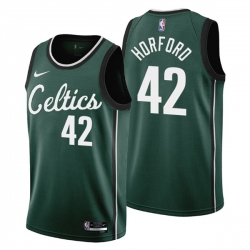 Men's Boston Celtics #42 Al Horford 2022-23 Green City Edition Stitched Jersey