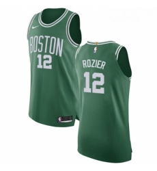 Womens Nike Boston Celtics 12 Terry Rozier Authentic GreenWhite No Road NBA Jersey Icon Edition 