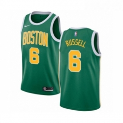 Womens Nike Boston Celtics 6 Bill Russell Green Swingman Jersey Earned Edition