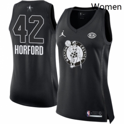 Womens Nike Jordan Boston Celtics 42 Al Horford Swingman Black 2018 All Star Game NBA Jersey