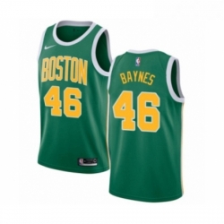 Youth Nike Boston Celtics 46 Aron Baynes Green Swingman Jersey Earned Edition 