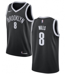 Men Brooklyn Nets Patty Mills Black Nike Home Jersey