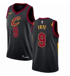 Mens Nike Cleveland Cavaliers 9 Channing Frye Swingman Black NBA Jersey Statement Edition