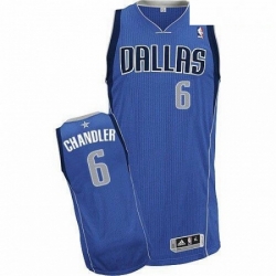 Mavericks 6 Tyson Chandler Sky Blue Revolution 30 Stitched NBA Jersey