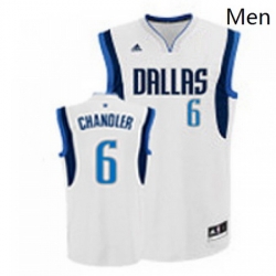 Mavericks Revolution 30 6 Tyson Chandler White Stitched NBA Jersey