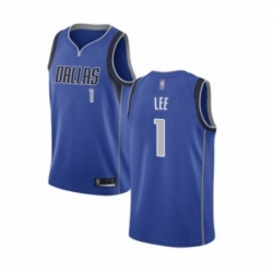 Womens Dallas Mavericks 1 Courtney Lee Authentic Royal Blue Basketball Jersey Icon Edition 