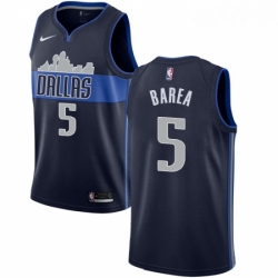 Womens Nike Dallas Mavericks 5 Jose Juan Barea Swingman Navy Blue NBA Jersey Statement Edition