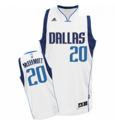 Youth Adidas Dallas Mavericks 20 Doug McDermott Swingman White Home NBA Jersey 