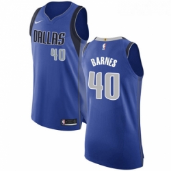 Youth Nike Dallas Mavericks 40 Harrison Barnes Authentic Royal Blue Road NBA Jersey Icon Edition